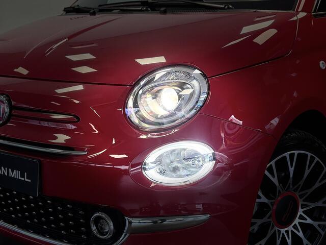 Fiat 500C Cabio RED 1.0 Hybrid 70pk | CLIMA | 16" LM-VELGEN | NAVI | DAB+ | APPLE CARPLAY / ANDROID AUTO | VOUWDAK ZWART