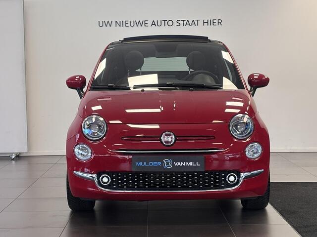 Fiat 500C Cabio RED 1.0 Hybrid 70pk | CLIMA | 16" LM-VELGEN | NAVI | DAB+ | APPLE CARPLAY / ANDROID AUTO | VOUWDAK ZWART