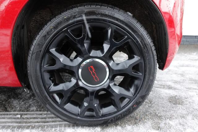 Fiat 500C 1.0 Black en Red Edition Hybride