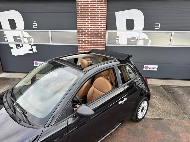 Fiat 500C 0.9 TwinAir Turbo Popstar | NAP | Vol Leer! | Cruise | Rijklaar + Nieuwe apk