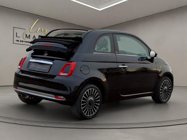 Fiat 500C 1.2 Lounge 2019 ZWART | Automaat | Cabriolet | Navigatie