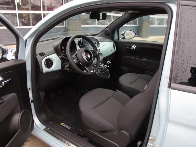 Fiat 500C 1.0 Hybrid Cabrio Carplay, Vitueel, Clima, Cruise Nieuwstaat! Prijspakker!