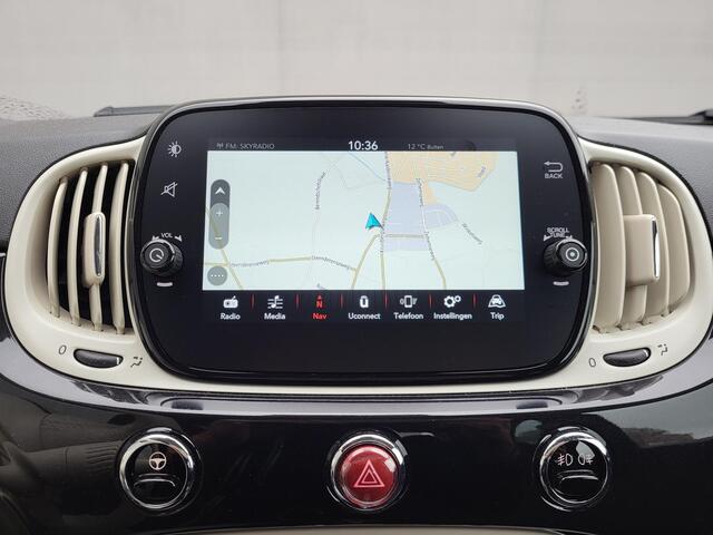 Fiat 500C 1.0 Hybrid Bellavita / Cabrio / Dealer onderhouden / Navigatie / Apple Carplay / Android Auto / Auto. Airco / Parkeersensoren achter /