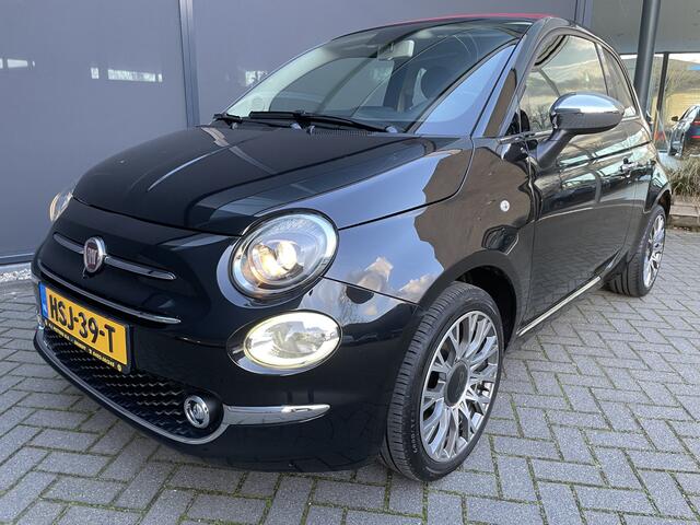 Fiat 500C 1.2 Lounge Airco - Apple carplay - Cruise control - Parkeersensor achter - Navigatiesysteem - Radio - Bluetooth - Licht metalen velgen 16 inch - Start/stop systeem - Elektrische ramen voor - Led dagverl