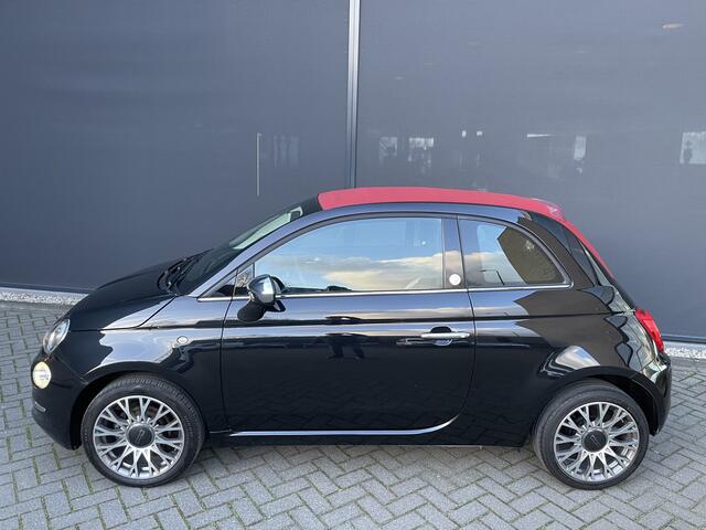 Fiat 500C 1.2 Lounge Airco - Apple carplay - Cruise control - Parkeersensor achter - Navigatiesysteem - Radio - Bluetooth - Licht metalen velgen 16 inch - Start/stop systeem - Elektrische ramen voor - Led dagverl