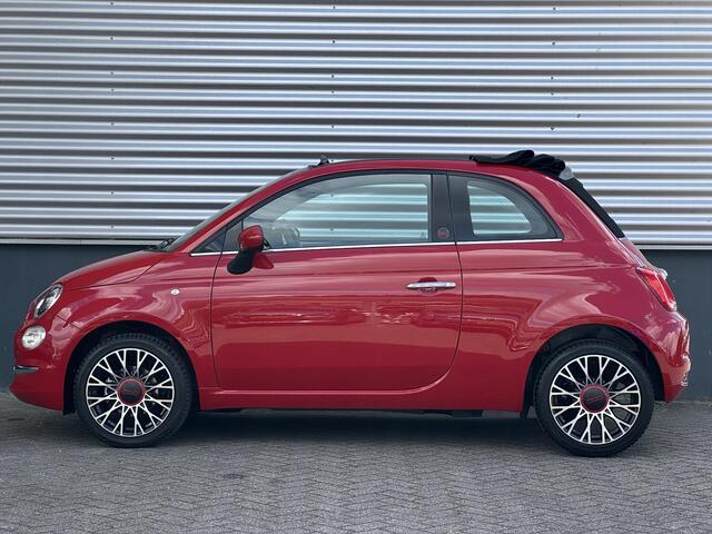 Fiat 500C Cabio RED 1.0 Hybrid 70pk | NAVI | CLIMA | DAB+ | 16" LM-VELGEN | APPLE CARPLAY / ANDROID AUTO |