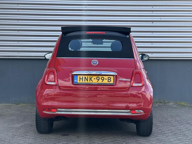 Fiat 500C Cabio RED 1.0 Hybrid 70pk | NAVI | CLIMA | DAB+ | 16" LM-VELGEN | APPLE CARPLAY / ANDROID AUTO |