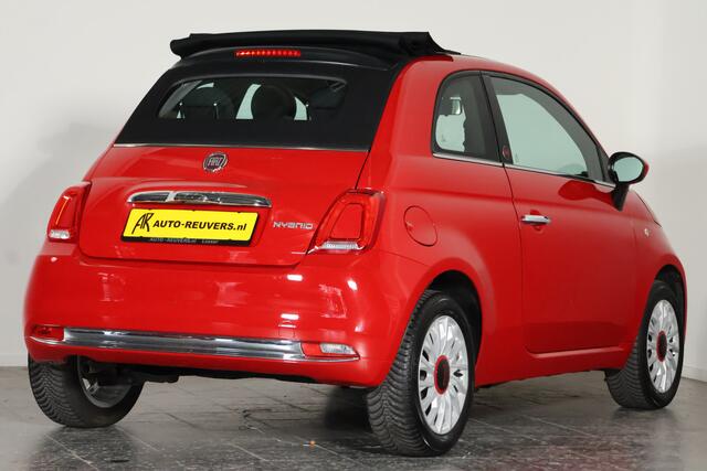 Fiat 500C 1.0 Hybrid RED Cabrio / Opendak / Navigatie / Cruise / Carplay