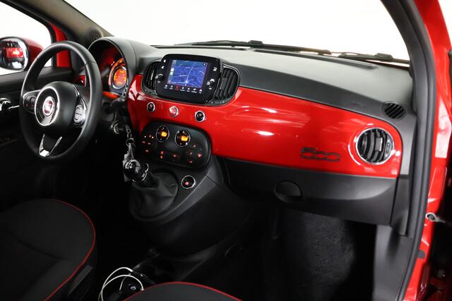 Fiat 500C 1.0 Hybrid RED Cabrio / Opendak / Navigatie / Cruise / Carplay