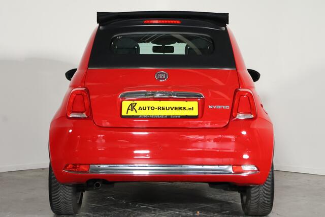 Fiat 500C 1.0 Hybrid RED Cabrio / Opendak / Navigatie / Cruise / Carplay