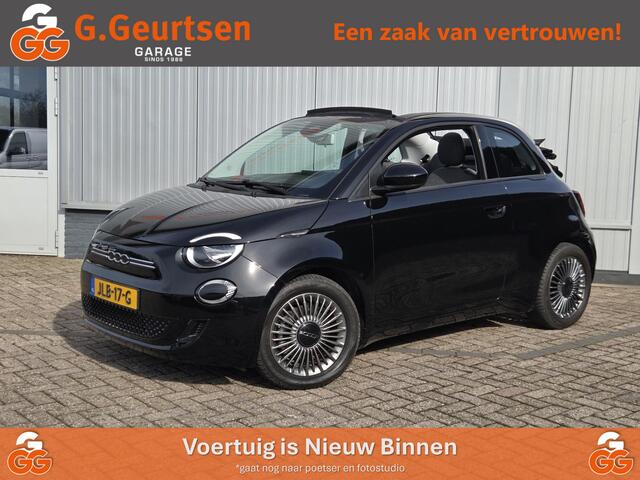 Fiat 500C Passion 42 kWh, Zeer leuke cabrio in nette staat!