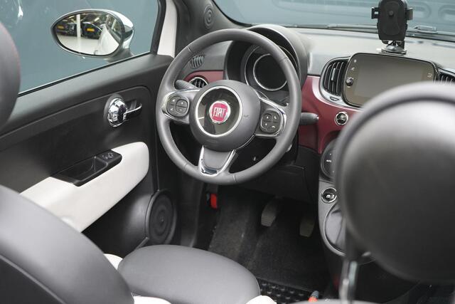 Fiat 500C 1.0 Hybrid Star | Navigatie | Apple Carplay | Climate control | Parkeersensoren | Half leder