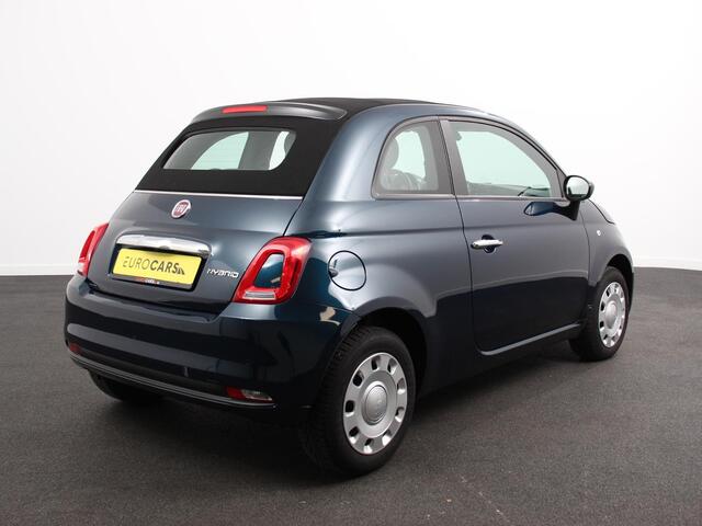 Fiat 500C 1.0 Hybrid Vita Cabrio Airco LED Parkeersensoren achter Cruise control Radio Apple Carplay/ Android Auto