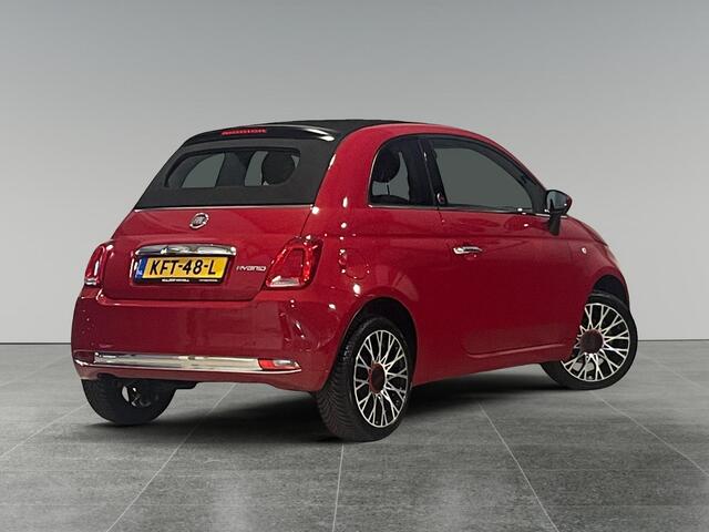 Fiat 500C Cabrio RED 1.0 Hybrid 70pk | CLIMA | NAVI | PARKEERHULP | CRUISE CONTROL | 16" LM-VELGEN | APPLE CARPLAY / ANDROID AUTO | DAB+