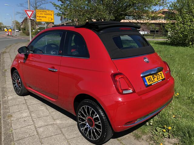 Fiat 500C 1.0 Hybrid Red NAVI|CLIMATE|APPLE/ANDROID|PDC|16"