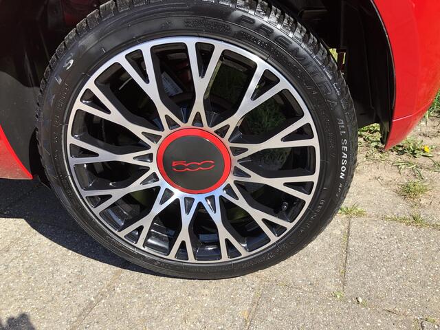 Fiat 500C 1.0 Hybrid Red NAVI|CLIMATE|APPLE/ANDROID|PDC|16"