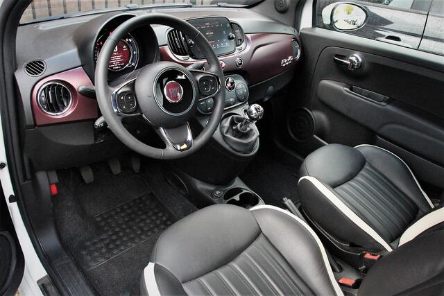 Fiat 500C 1.2 Star Leder Navigatie Climate Control Parkeer sensoren Digitale Cockpit Cruise control LMV 16"