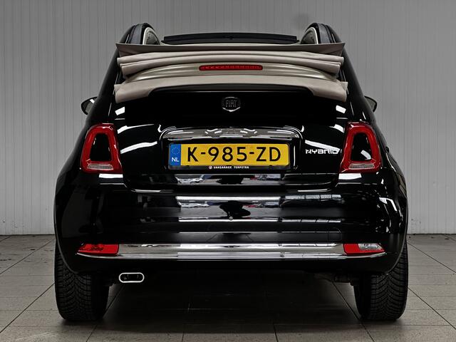 Fiat 500C 1.0 Hybrid Star /Elek. kap! /DAB+! /Navi /Half Leder /Climat /Cruise /Elek. pakket /Bluetooth /Regensensor /16"LMV /PDC /Mistlampen /Isofix /Armsteun.