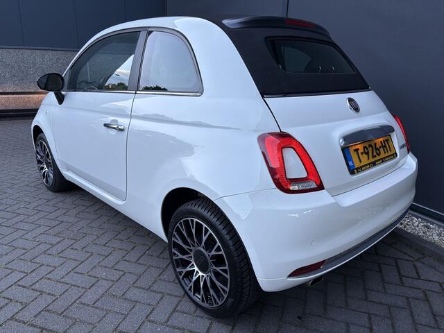 Fiat 500C 1.0 Hybrid Dolcevita Cabrio Airco - Open dak - Navigatiesysteem - parkeersensoren achter - Cruise control - Licht metalen velgen 16 inch - Led verlichting - Bluetooth - Extra getint glas achter - Stuur multifunctioneel Start/stop systeem - Elektrische vou