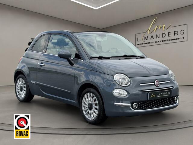 Fiat 500C 1.2 Lounge 2018 GRIJS | Cabrio | Airco | Benzine | PDC