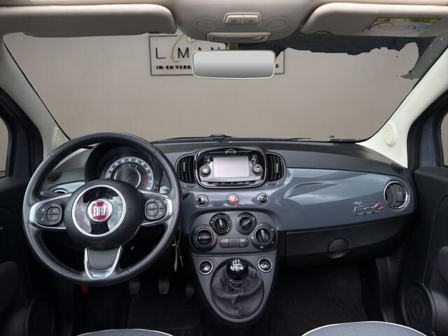 Fiat 500C 1.2 Lounge 2018 GRIJS | Cabrio | Airco | Benzine | PDC