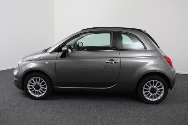 Fiat 500C 1.2 Lounge Navigatie Lederen interieur Climate control Cruise control Parkeer sensor achter DAB