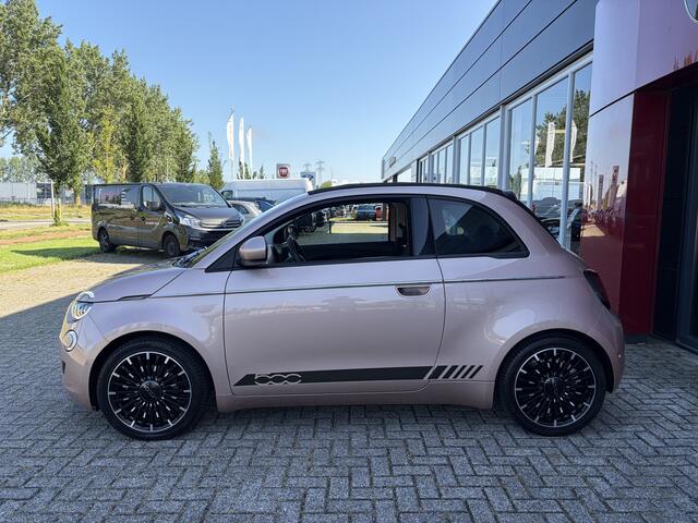 Fiat 500C Icon 42 kWh | 17" La Prima velgen | Camera | Parkeersensoren | Comfort Pack Pack Winter | Pack Magic Eye