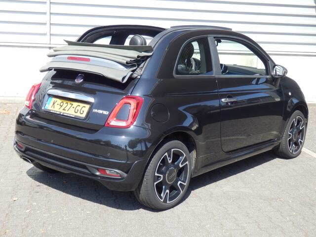 Fiat 500C Hybride | Rockstar | Cabrio | Sport uitv. | Apple Carpl. Andr. A