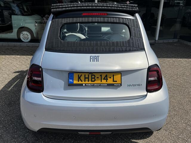 Fiat 500C 1.0 Hybrid La Prima | JBL | Panoramadak | Leer