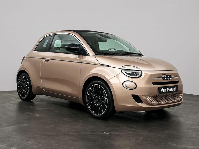 Fiat 500C 1.0 Hybrid La Prima | Cabrio | Camera | Navigatie | Sensoren voor&achter | Stoel&Stuur Verwarming | Apple Carplay&Android Auto | Adaptive Cruise Control | 2 + 6 jaar speciale garanite!
