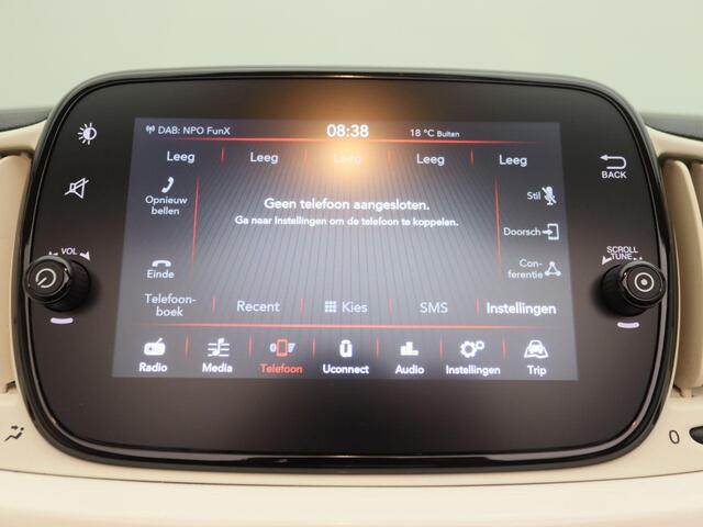 Fiat 500C 1.0 Hybrid Dolcevita | Climate Control | Apple Carplay/Android Auto | Zuinig | Lichtmetalen Velgen |