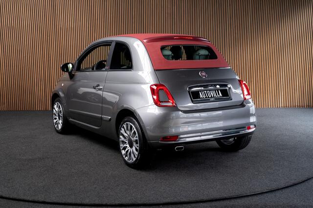 Fiat 500C 1.0 Hybrid Dolcevita Navi Leer Cruise PDC Carplay Zwarte binnenhemel LM velgen