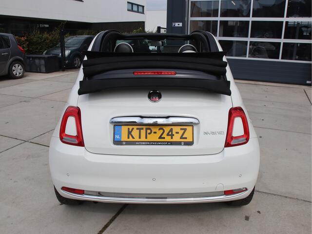 Fiat 500C 1.0 Hybrid Dolcevita Leder, Carplay, Cruise, Climate Zomeractie!