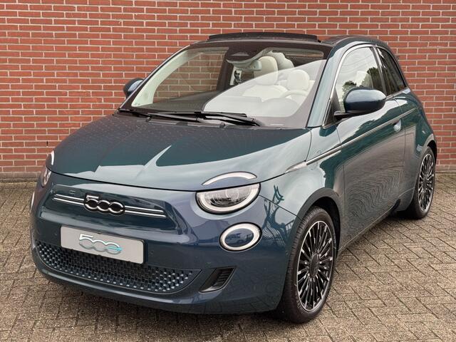 Fiat 500C La Prima 42 kWh CABRIO ADAPT-CRUISE CAMERA STOELVW LMV CARPLAY PDC LED