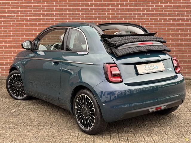 Fiat 500C La Prima 42 kWh CABRIO ADAPT-CRUISE CAMERA STOELVW LMV CARPLAY PDC LED