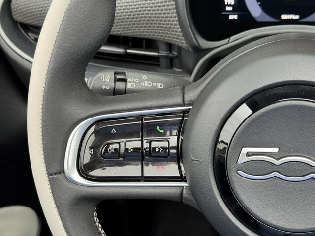 Fiat 500C La Prima 42 kWh CABRIO ADAPT-CRUISE CAMERA STOELVW LMV CARPLAY PDC LED