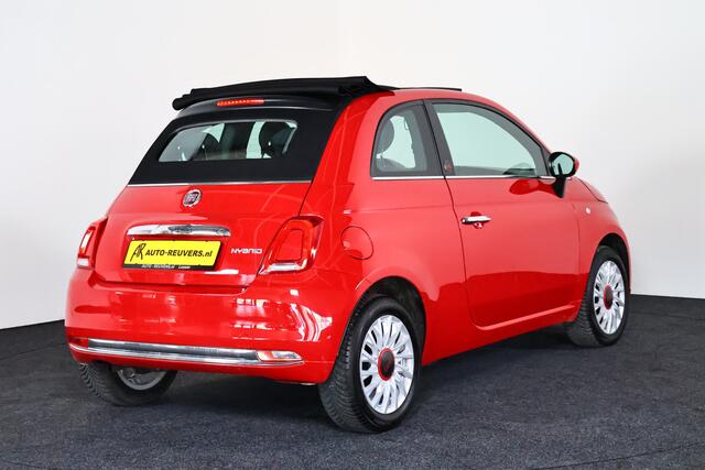 Fiat 500C 1.0 Hybrid RED Cabrio / Opendak / Navigatie / Cruise / Carplay