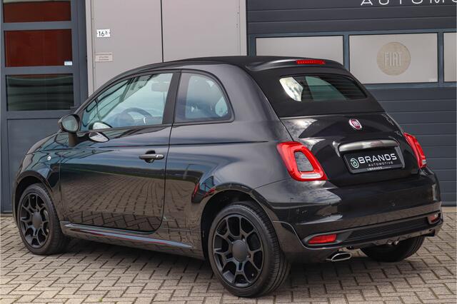 Fiat 500C 1.2 S Navi Carplay Airco Black on black PDC