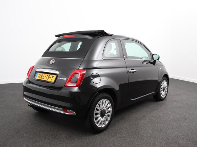 Fiat 500C 1.0 Hybrid Dolcevita Leder Navigatie Apple Carplay/Android Auto Parkeersensoren achter Cruise Control Climate Control