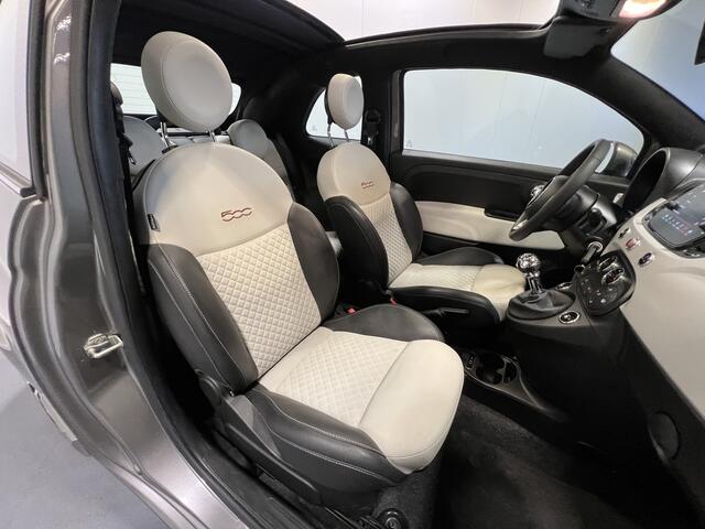Fiat 500C 1.2 Star Cabrio Navigatie/Android/Apple Carplay | LM Velgen 16" | Cruise Control | Airco | Leer