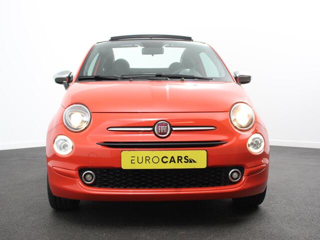 Fiat 500C 1.0 Hybrid Cabrio Navigatie Climate Control Cruise control Lichtmetalen velgen Apple Carplay/ Android Auto Navigatie Parkeersensor achter