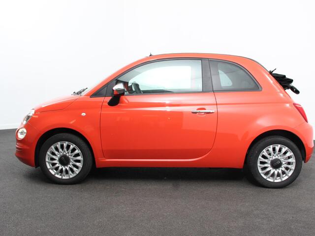 Fiat 500C 1.0 Hybrid Cabrio Navigatie Climate Control Cruise control Lichtmetalen velgen Apple Carplay/ Android Auto Navigatie Parkeersensor achter