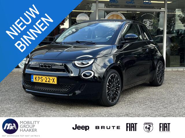 Fiat 500C La Prima 42 kWh | Cabrio | Apple-Android | Parkeercamera