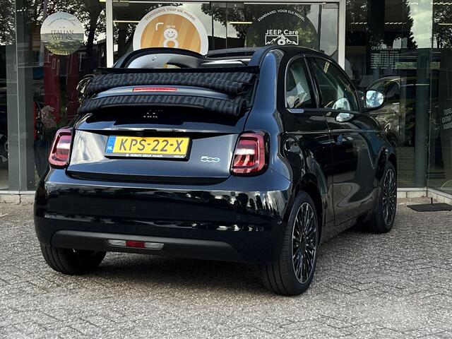 Fiat 500C La Prima 42 kWh | Cabrio | Apple-Android | Parkeercamera