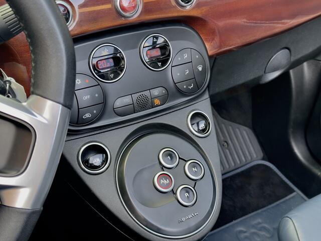 Fiat 500C ABARTH CABRIO 1.4 T-JET AUT5 695 RIVALE 180PK SPORTLEDER NAVI CAMERA LED LMV PDC
