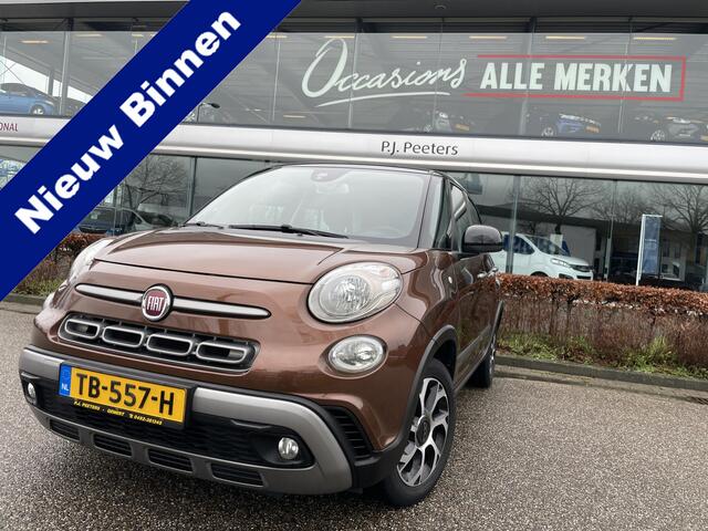 Fiat 500L 0.9 TwinAir Cross Àchteruitrijcamera - Airco - Cruise control - Parkeersensor achter - Navigatiesysteem full map - Bluetooth - Licht metalen velgen 16 inch - Mistlampen voor - Radio - Start/stop systeem - Stuu