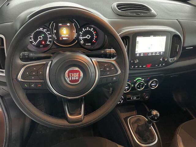 Fiat 500L 0.9 TwinAir Cross Àchteruitrijcamera - Airco - Cruise control - Parkeersensor achter - Navigatiesysteem full map - Bluetooth - Licht metalen velgen 16 inch - Mistlampen voor - Radio - Start/stop systeem - Stuu