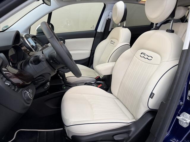 Fiat 500X 1.3 FireFly Turbo Yacht Club Capri, 150Pk, 2022, 2de eigenaar, Volledig leder, LED Koplampen, Stoel + stuurverwarming, Navigatie, Camera,