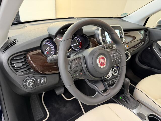 Fiat 500X 1.3 FireFly Turbo Yacht Club Capri, 150Pk, 2022, 2de eigenaar, Volledig leder, LED Koplampen, Stoel + stuurverwarming, Navigatie, Camera,