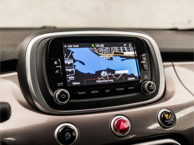 Fiat 500X 1.4 Turbo MultiAir PopStar 141Pk (NAVIGATIE, CLIMATE, GETINT GLAS, LEDER, SPORTSTOELEN, ELEK PAKKET, LM VELGEN, NIEUWSTAAT)